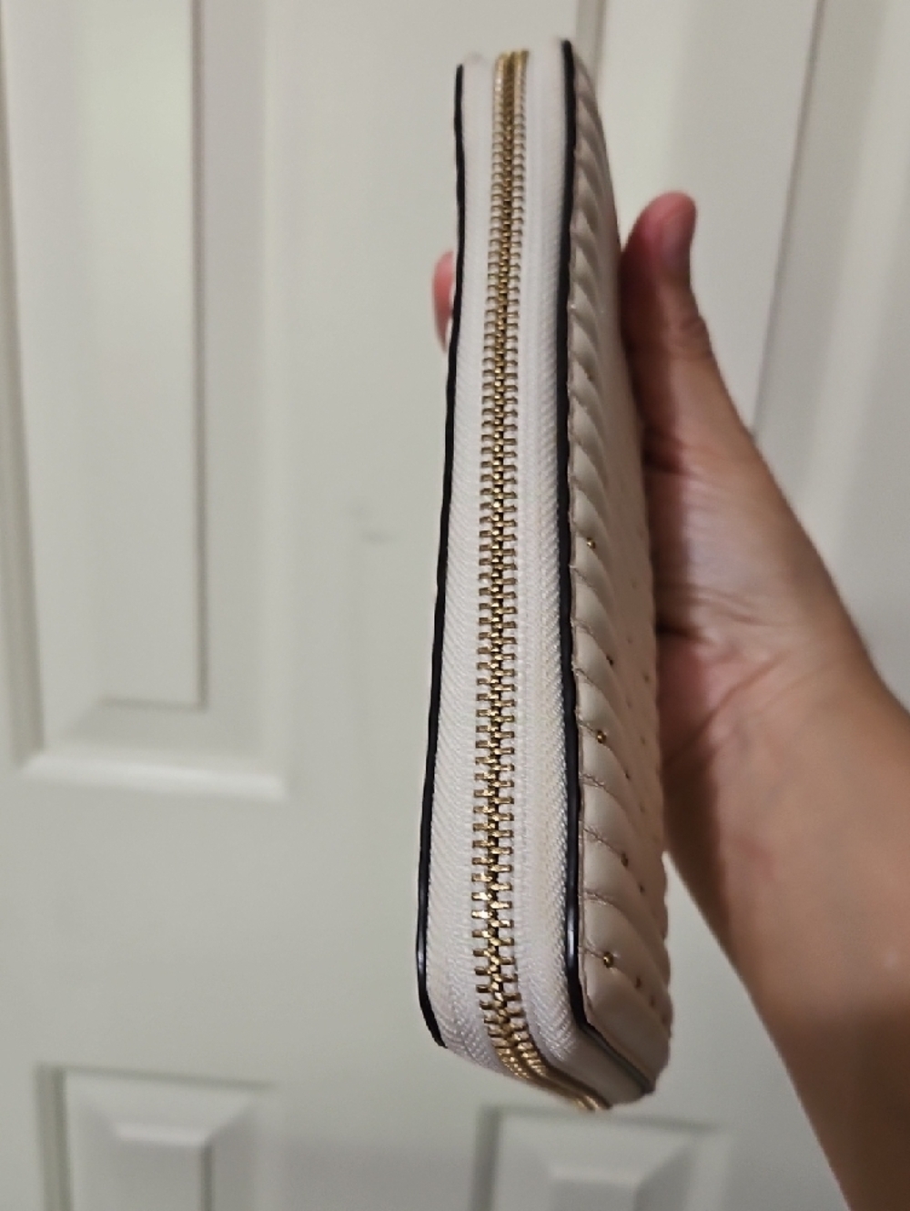 Coach NWOT Studded Quilted Long Zip Wallet - Picture 6 of 9